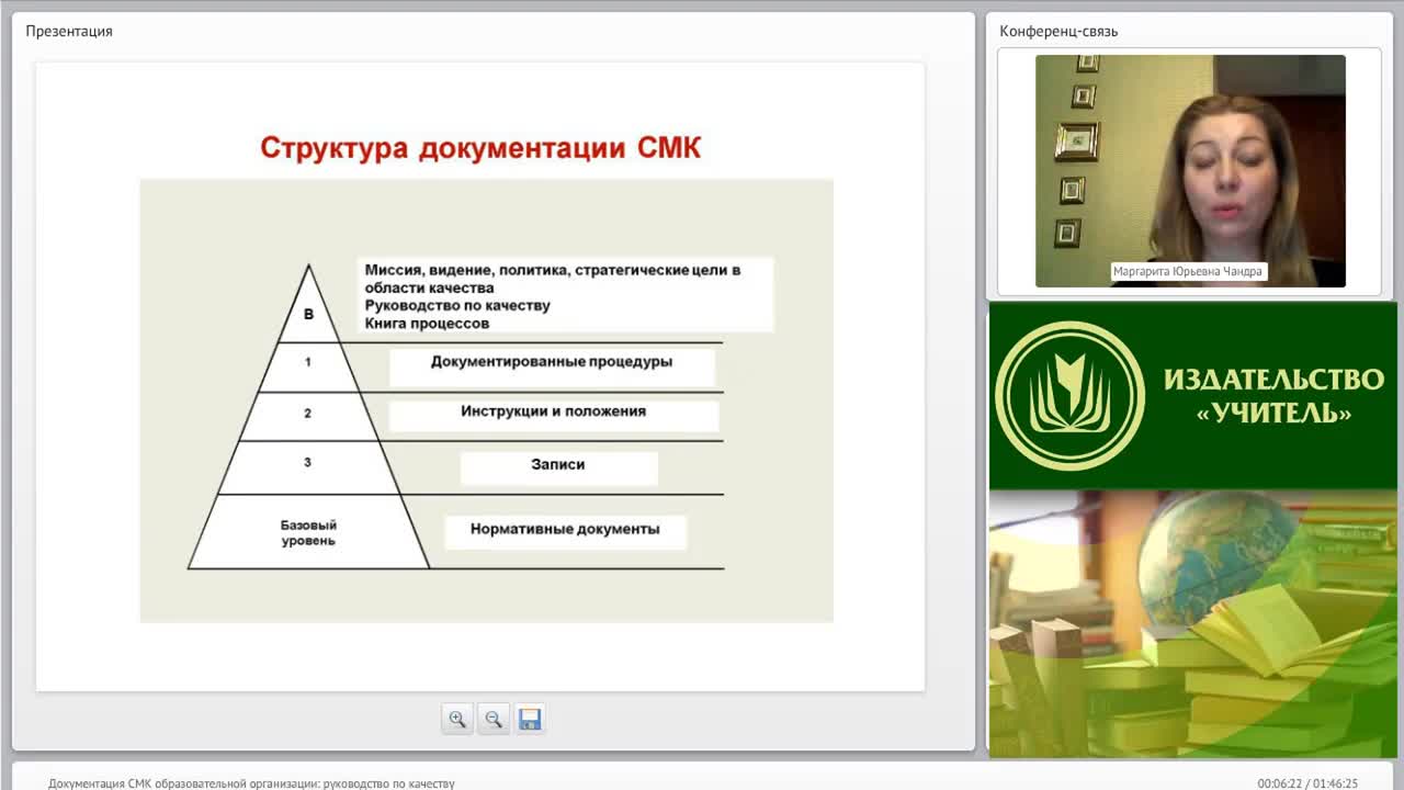 Международный вебинар &quot;Документация СМК образовательной организации: руководство по качеству&quot; - изображение № 5