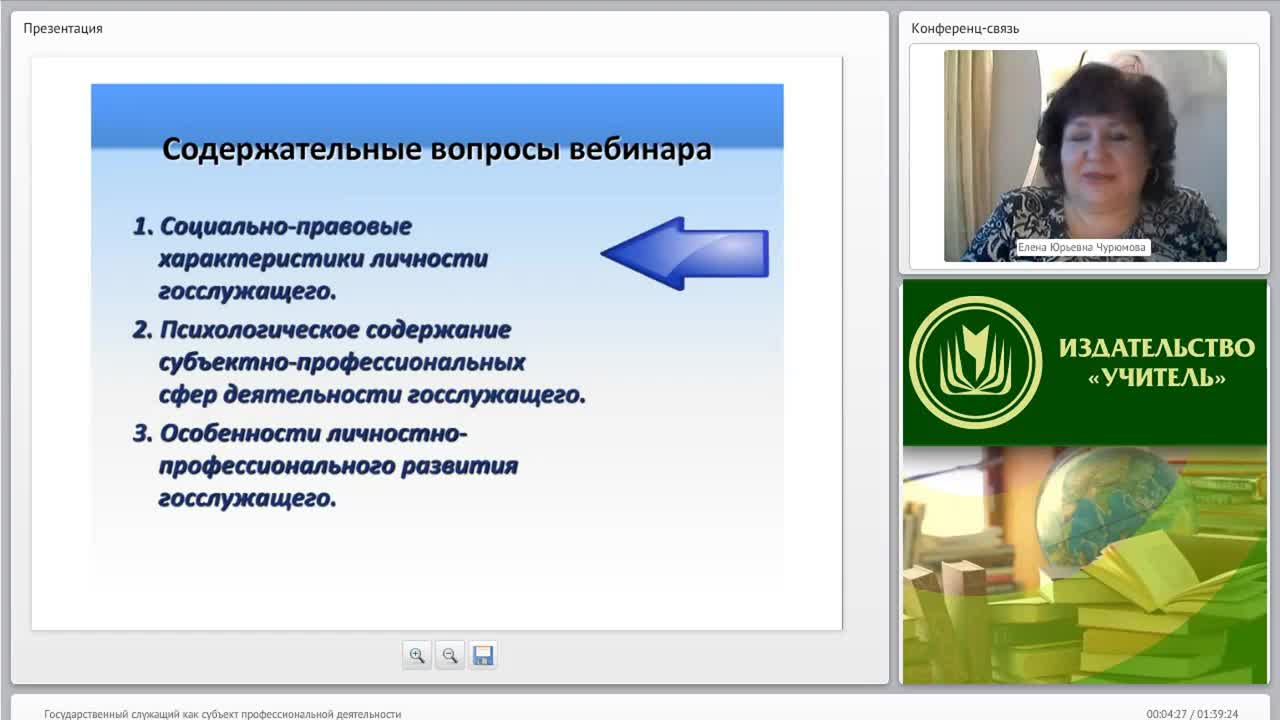 Международный вебинар &quot;Государственный служащий как субъект профессиональной деятельности&quot; - изображение № 4
