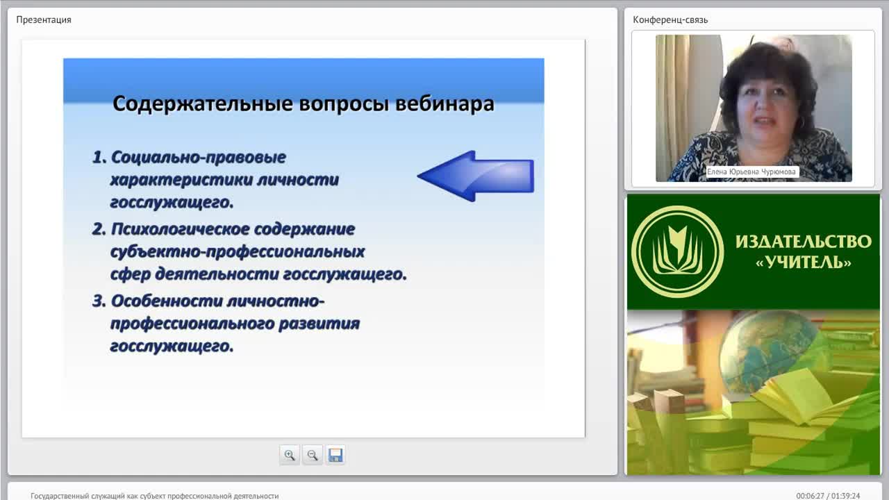 Международный вебинар &quot;Государственный служащий как субъект профессиональной деятельности&quot; - изображение № 6