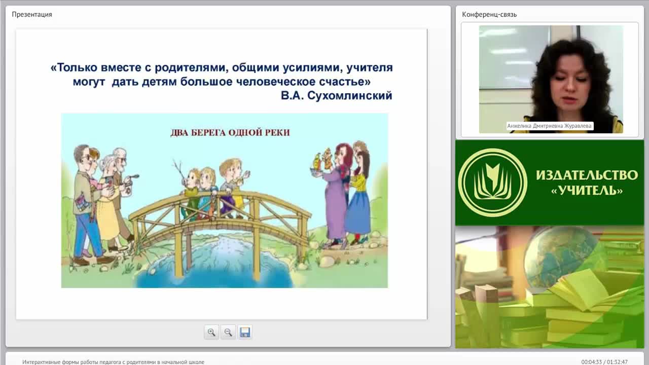 Вебинар &quot;Интерактивные формы работы педагога с родителями в начальной школе&quot; - изображение № 4