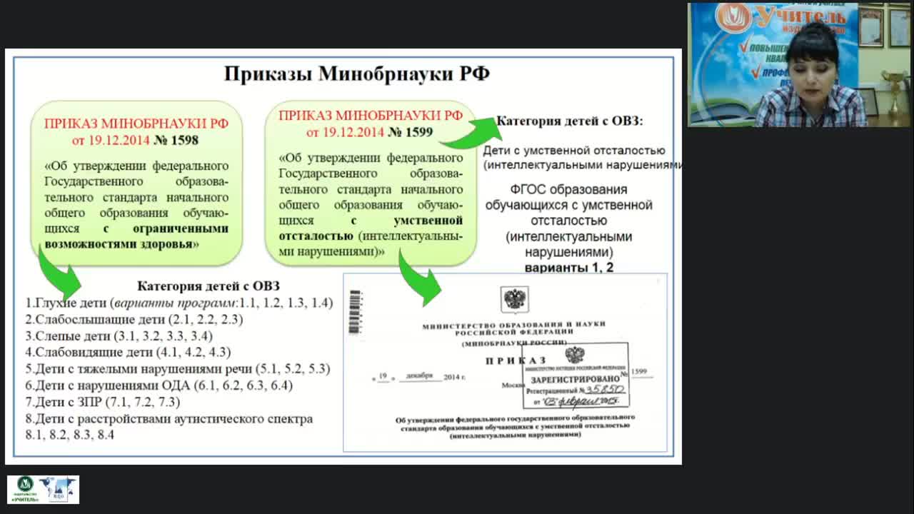 Вебинар &quot;ФГОС ОО для обучающихся с ОВЗ с глубокой умственной отсталостью: организация и содержание образовательного процесса&quot; - изображение № 3